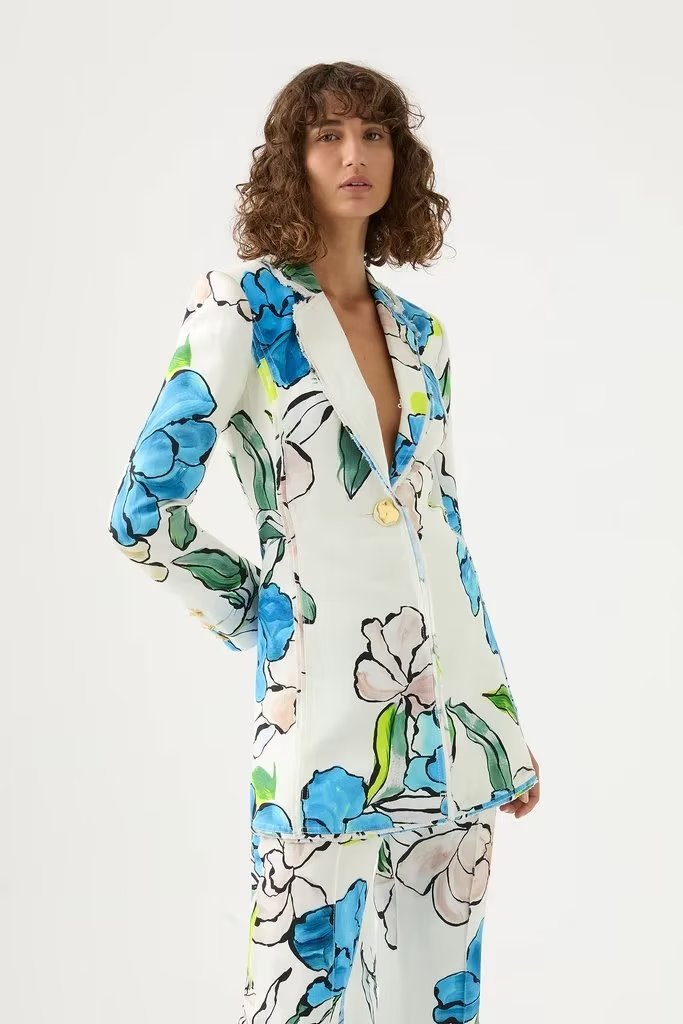 SASHA - Women's Floral Print Blazer