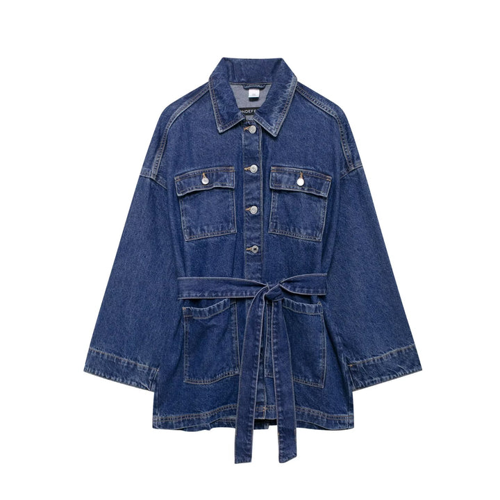 LENA - Women's Oversized Denim Coat