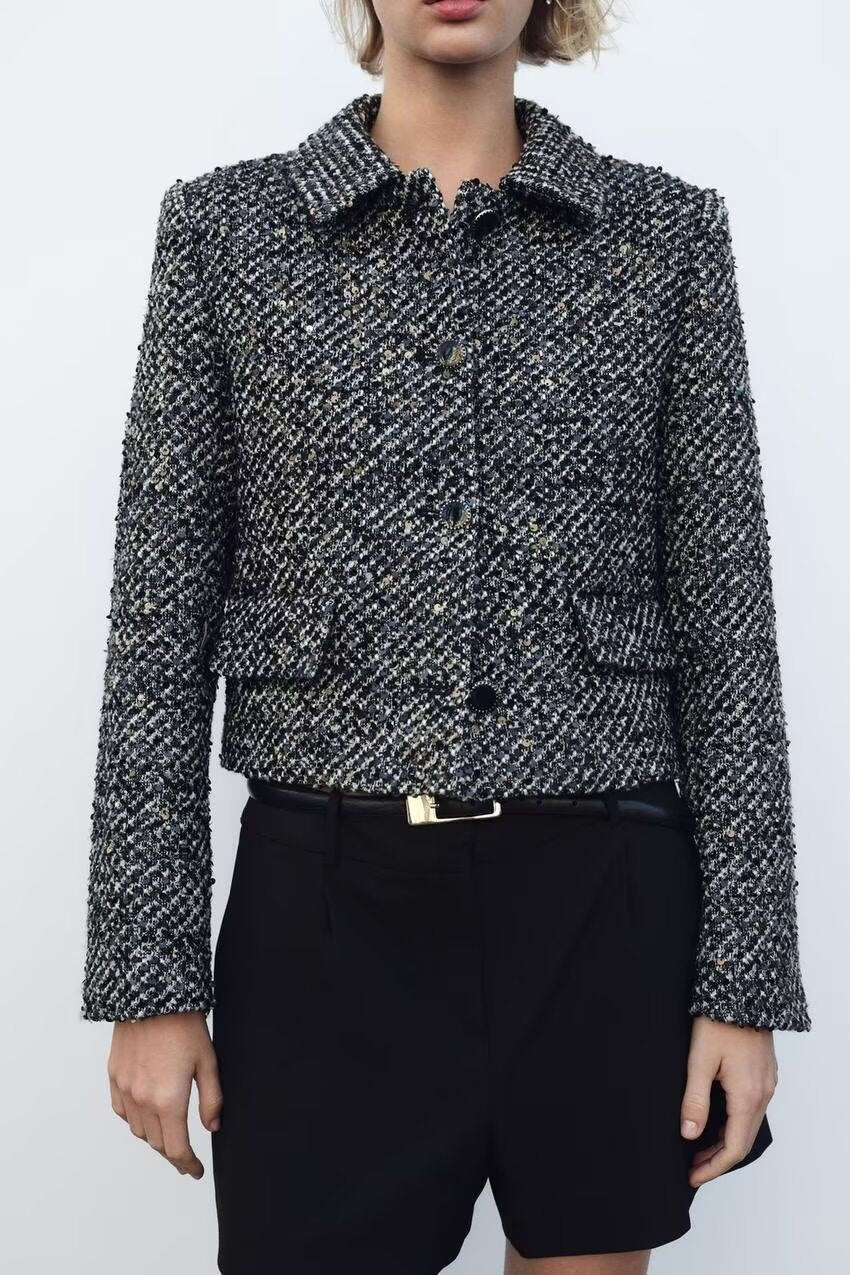 URSULA - Women's Elegant Tweed Jacket