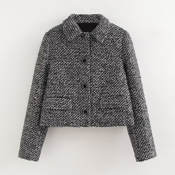 URSULA - Women's Elegant Tweed Jacket