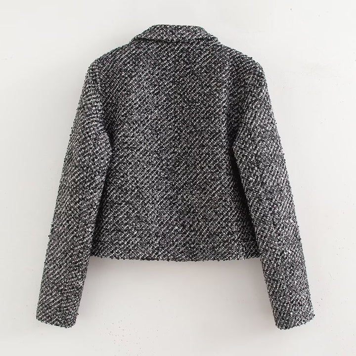 URSULA - Women's Elegant Tweed Jacket