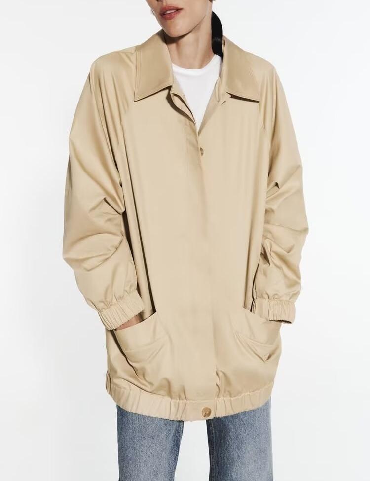 TILL - Women's Oversized Lightweight Windbreaker Coat