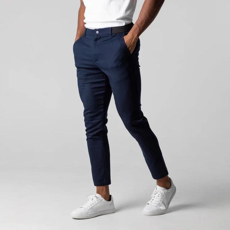 DENO - Men's Slim Fit Stretch Chinos